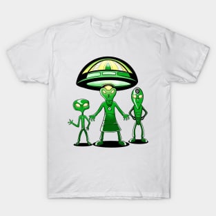 Friendly Aliens T-Shirt